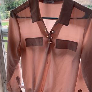 Calvin Klein light pink shirt